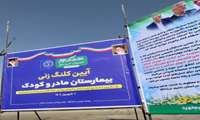 آیین کلنگ زنی بیمارستان مادر و کودک در خراسان شمالی با حضور وزیر بهداشت