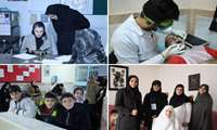 ارائه خدمات بهداشتی و درمانی به ۶۲۰ نفر در اردوی جهادی قرارگاه شهید یحیوی در گرمه 