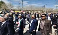 حضور پرشور جامعه دانشگاه علوم پزشکی خراسان شمالی در راهپیمایی روز جهانی قدس