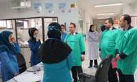 در ادامه بازدیدهای نوروزی ؛ مدیر بازرسی و مدیر دانشجویی دانشگاه از بیمارستان امام علی (ع) بجنورد بازدید کردند
