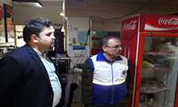 بازدید معاون بهداشتی دانشگاه از مراکز تهیه وتوزیع مواد غذایی