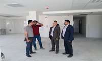 بازدید ریاست دانشگاه از ساختمان دپارتمان قلب