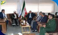 دیدار رئیس دانشگاه علوم پزشکی استان با فرماندار، امام جمعه و فرمانده سپاه فاروج