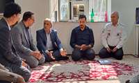 دیدار رئیس سازمان اورژانس کشور با تکنسین اورژانس مجروح در بجنورد