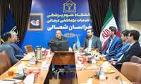 دیدار هیئت رئیسه دانشکده علوم پزشکی اسفراین با دکتر شاهین‌فر