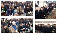 حضور سرپرست و جمعی از کارکنان دانشگاه در مراسم شهادت سپهبد سلیمانی